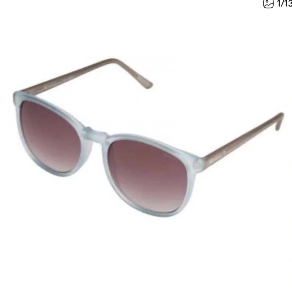 NWT Komono Urkel Heaven Blue Sunglasses UV400 Acetate w/ Case